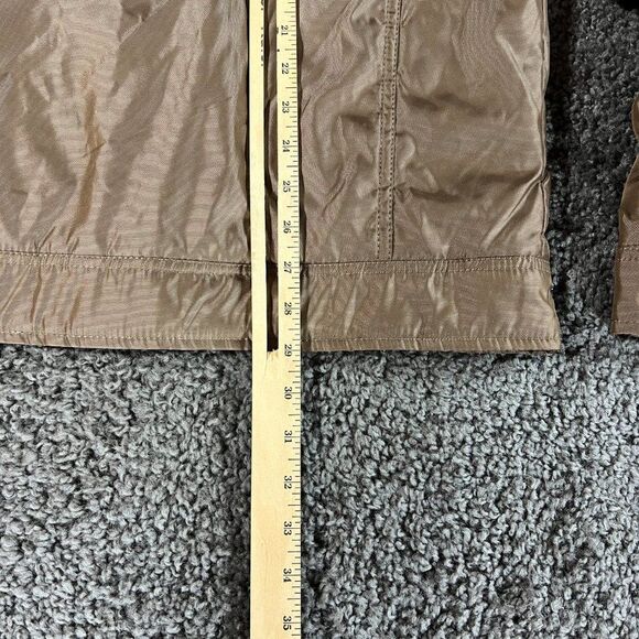 Platini Jacket Mens Large Gold Hooded Full Zip Faux Fur Lined Coat - Picture 10 of 14